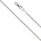 PRINS JEWELS 14 Karat 585 Gold Diamantschliff Spiga Weizen Weißgold Kette - Breite 1.50 mm - Länge wählbar (40)