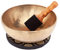 Bodhi Tibetische Klangschale Ø 30 cm | Handgefertigtes Klangschalen Set inkl. Kissen & Klöppel | Singing Bowl aus Indien | Ideal als spirituelles Geschenk | Meditationszubehör aus Bronze