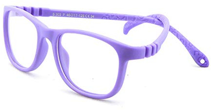 Jungen Mädchen Anti Rutsch Brillen das Computer-Gläser Anti Blaulicht Brille UV TR90 Brillengestell mit Klar Linsen