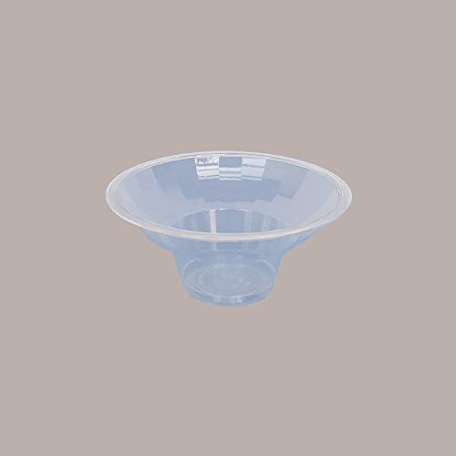 Lucgel Yogosoft Coppette in Plastica Trasparente per Gelato Frozen Yogurt, 100cc, Set da 100 Pezzi