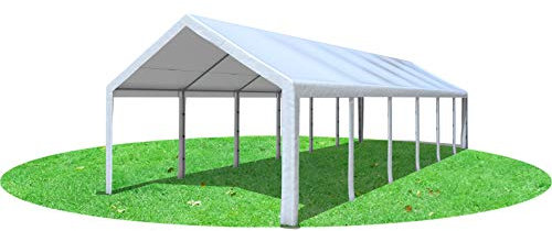 Partyzelt 4x12m Modular Pro PE ohne Seitenteile Weiss