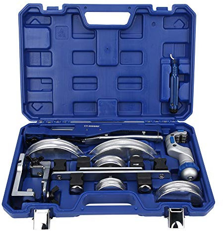 Dobladora Manual CT-999RF,10-22 mm Máquina Dobladora De Tubos,Dobladora de Tubos de Tubería,Dobladora de Tubos De Diseño Ergonómico,Soporte Diámetro3/8,1/2,5/8; 3/4, 7/8 Pulgadas