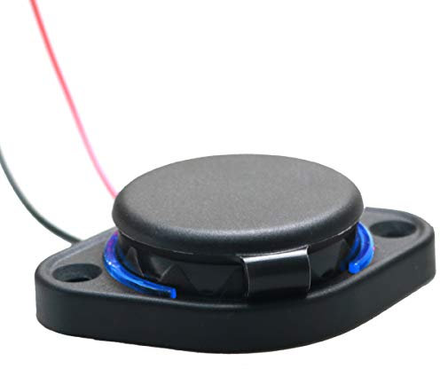Queen.Y Cargador de Coche Puerto USB Dual, 3.1A Impermeable Coche Dual ABS Puerto USB Cargador Toma de Corriente 12V 24V LED para Barcos, Yates, vehículos recreativos, autobuses