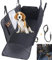 GoBuyer Dog Car Seat Cover Protector Liner Hammock for Car Boot and Back/Rear Seat Accessories - Universal, Heavy-Duty & Non-slip + Headrest Strap Seat Belt