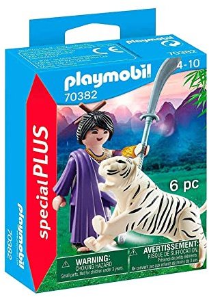 PLAYMOBIL Special Plus 70382 Ninja Krieger mit Tiger, Ab 4 Jahren