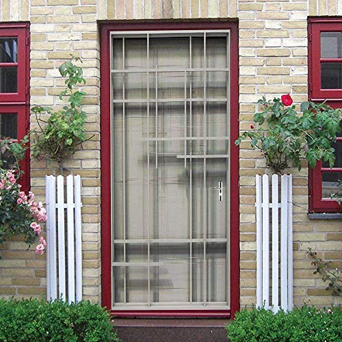 GSKBDQ Art Wandtattoo Graues Holzgitter 95X215Cm 3D Kreative Türaufkleber Selbstklebend Türposter Schlafzimmer Haus Bad Wasserdichte Türtapete Wohnzimmer Deko Wandbild Wandaufkleber