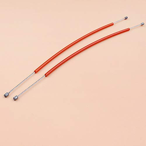 Luxuypon 2 unids/lote línea de cable de acelerador para Husqvarna 445 445e 450 450e piezas de motosierra reemplazar 504098801