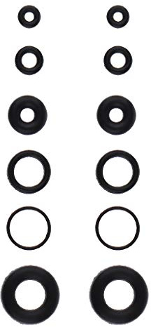 2 Sets schwarze O-Ring-Gummidichtungen, passend für Airbrush-Innen-Dichtungsring AC100