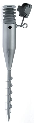 Alberts 609948 Zubehör-Set für Einschraub-Bodenhülsen | Kunststoff, grau
