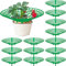 GIONAR 14 Pièces Support de fraisier, Support pour fraisiers, Supports de Culture de Fraises, Cadre de Culture de Fraises, Protection des Plants de Fraises