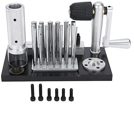 Focket Jump Ring Maker, Professional Ring Maker Tool, Schmuck Machen Werkzeug mit 20 Mandrel Zubehör von 2,5 mm bis 12 mm, 10,6 * 6,3 * 4,7in für Metall Stanzen Ringe, Schmuck Machen