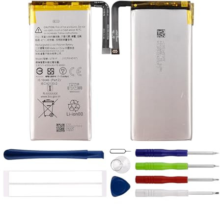 Duotipa Batterie de rechange GTB1F compatible avec Google Pixel 5 avec outils