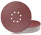 GEOGIEEW Disque Abrasif 225 mm, 30 Pièces Grain P120 8 Trous en Rouge, Disques Abrasifs Auto-Agrippants Pour Ponceuses à Long Cou, Ponceuse Platre