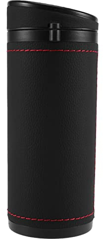 Cucioki Tissue Box General Auto Round Paper Tube Safety Broken Window Tissue Cup Interior Decoration Car Home Paper Tube Black