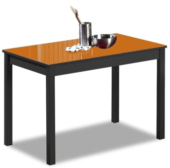 ASTIMESA Mesa de Cocina, Naranja, 110 cm x 70 cm