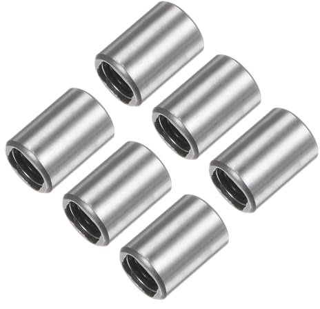 QUARKZMAN 6 Stück LM3UU Linear-Kugellager, 3 mm Bohrungsdurchmesser, 7 mm Außendurchmesser, 10 mm Länge, Linearbewegungslager für CNC-Maschinenwerkzeug 3D-Drucker