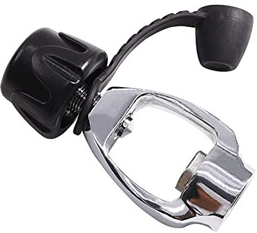 HCLZOE Neuer 300Bar 4500Psi DIN auf Yoke Regulator Adapter Tauchen Flasche Hochdruck FüLlen Ventil DIN Station mit Kappe
