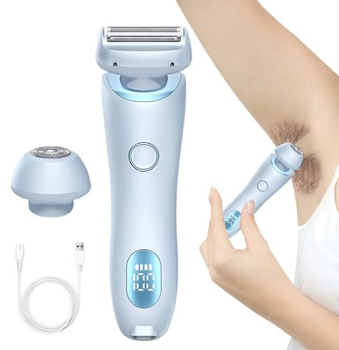 Skin-Glow Nano Rasierer, 2024 Neu Skin-Glow Pro Nano Rasierer, Skinglow Rasierer Für Damen, 2-In-1 Wechselklinge Elektrorasierer Für Verschiedene KöRperteile