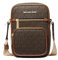 Michael Kors Jet Set Medium Pocket Crossbody Bag, Braun