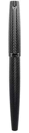 DIPLOMAT - Viper - Füllfederhalter Guilloche - Gehäuse aus Aluminium - Widerstandsfähig und Elegant - 5 Jahre Garantie