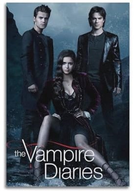 MINZEEZ The Vampire DiariesVintage Movie Poster Design Horror Movie Canvas Poster Oil Poster Wall Art Painting Bedroom Home12x18inch(30x45cm) Unframe-style-10
