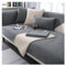 FYFWPA Sofa Überzug Chenille Sofabezug Weiche: Haustier rutschfest Sofaschoner Vintage 1/2/3/4 Sitzer Couch Überzug Einfarbig Sofaüberwürfe für U Form L Form Sektionssofa (Grau, 70 * 180cm)