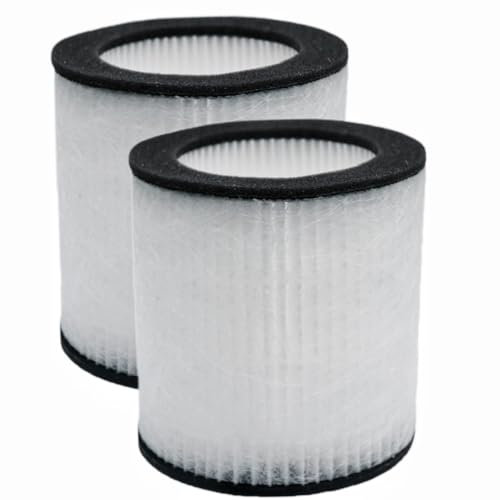 HOSECES Replacement Air filter fits for HIMOX H07 air purifier, High Efficiency H13 HEPA Activated Carbon 2Pack (H07 Filter)