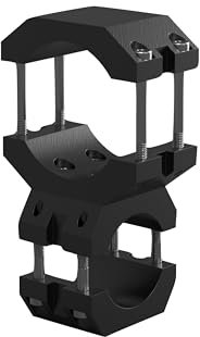 KD-TECH Stabiler Sonnenschirmhalter - Sonnenschirmständer für Balkon und runde, eckige Geländer - sichere Sonnenschirmbefestigung ohne Bohren
