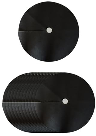 Baoblaze 12pcs Baum Mulch Barrierergewebe Matte Schwarze Pflanzenscheibenabdeckungswurzel Beschützer Matten Baumwache für Outdoor -Baum, Durchmesser 25 cm