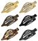 LOPHE Lot de 6 Pinces à Cheveux Plates Pour Femme- Grosse Pinces Cheveux Femmes Barrettes Plates Anti-Dérapant pour Cheveux Épais/Fins - Accessoire coiffure yoga/chignon/quotidien - Nuances Foncées