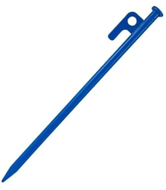Heringe Zelt Camping Zelt Farbige Bodennägel Pfähle Baldachin Zeltheringe Edelstahl Garten Bodennagel Hängematte Trampolin Zubehör(30cm Blue)