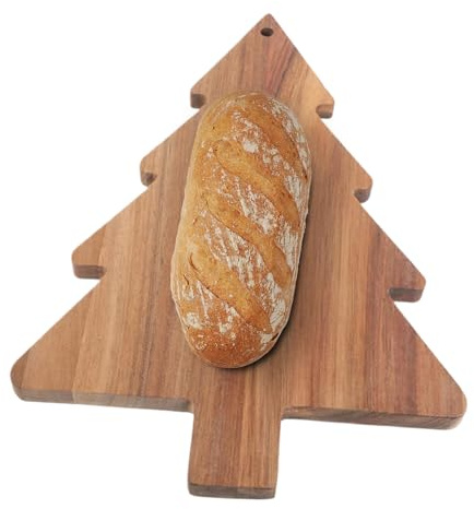 Vmiorzq Tabla de charcutería para árbol de Navidad, tabla de cortar navideña de madera - Tabla de madera para embutidos, tabla de cortar para árbol de Navidad de cocina | Bandeja para servir verduras