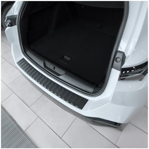 tuning-art Ladekantenschutz passend für Peugeot 308 3 SW 2021- | Schwarz Pulverbeschichtet Edelstahl Passgenau Abkantung Spezialklebeband Reinigungstuch Montageanleitung Rostfrei