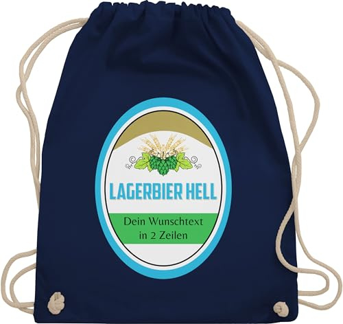 Turnbeutel Rucksack - Karneval Accessoire Fasching - Bier Kostüm Lagerbier hell Bierdose Kostüm Bierflasche Gruppenkostüm Sixpack Bier Gruppenkostüm Bierkasten Karnevalskostüme Gruppe I - Unisize