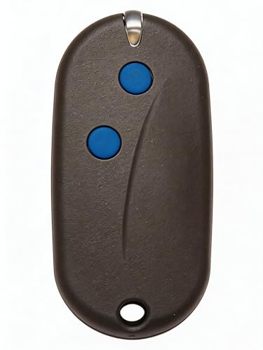 Telecomando per porta del garage con rolling code, portachiavi (Keyfob), trasmettitore 433,92 MHz, compatibile con SEAV BE-Happy-RS2, RS1, RS3 e BE-SMART-RS2, RS1, RS3 2 tasti,1 pezzi