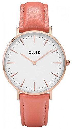 Cluse Femme Analogique Quartz Montre avec Bracelet en Cuir CL18032