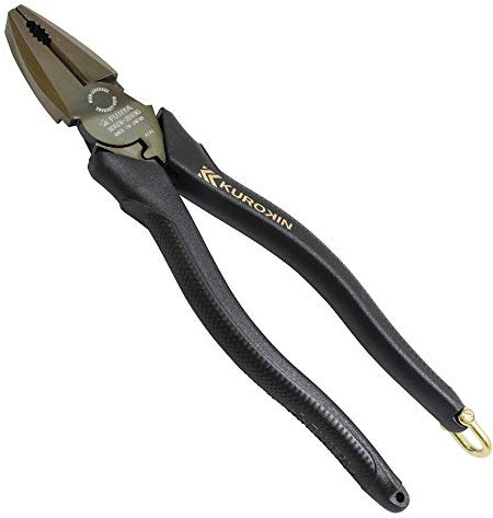 FUJIYA Tools, 3000N-200BG, High Leverage Side Cutting Pliers, Black & Gold color- 8 Inch