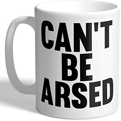 I Love Mugs - Can't BE A*SED - Mug, Ceramic, 11fl.oz.