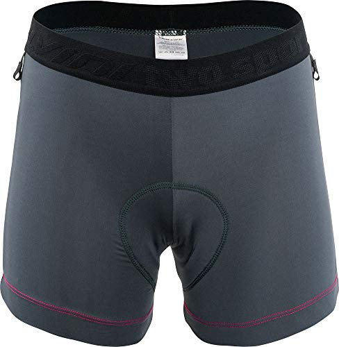 SILVINI Damen Inner Pro Liner Kurze Hose mit Coolmax Gepolsterter Innenhose Leicht und Atmungsaktiv Grau - M