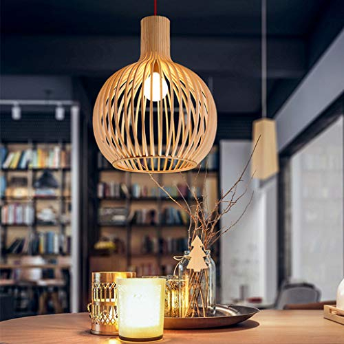 Bambus Kronleuchter Vintage Weben Pendellampe Natürlichen Bambus Rattan Handgefertigten Hängelampe E27 Höhenverstellbare Pendelleuchten Restaurant Teestube Schlafzimmer Wohnzimmer Café Holzschirm