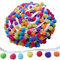 Sweieoni Pompon Borte Rainbow Pom Bommelborte Bommelband Regenbogen Bommel Fringe Pompoms Bunt für Näharbeit Nähen Basteln Dekorieren 6 m