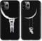 ZhuoFan [2 Stück Handyhülle für iPhone 8 hülle/iPhone 7 hülle/iPhone SE 2022/SE 2020 4,7, Ultra Weißhe Silikon Schutzhülle Stoßfest und Kratzfest mit Design Cover, Astronaut