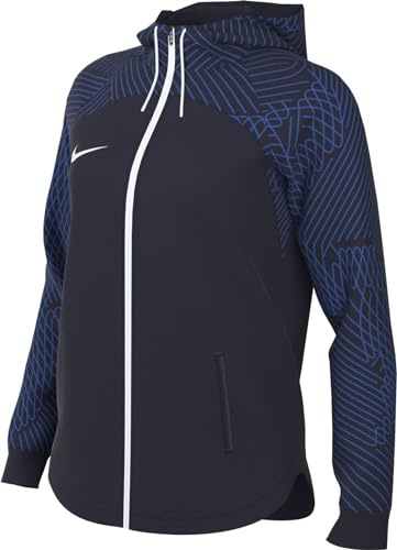 NIKE DR2573-451 W NK DF STRK23 HD TRK JKT K Jacket Women's OBSIDIAN/OBSIDIAN/ROYAL BLUE/WHITE Size 2XL