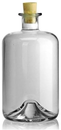 Carafe en verre APOTHICAIRE 70cl Mabouteille® - Bouteille personnalisée avec Logo, Texte, message… [ Carafe eau verre ]