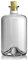 Carafe en verre APOTHICAIRE 70cl Mabouteille® - Bouteille personnalisée avec Logo, Texte, message… [ Carafe eau verre ]