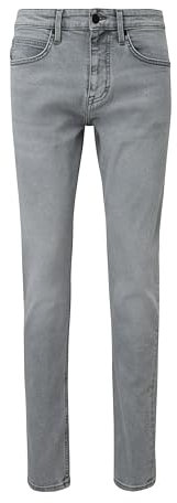 QS Herren 2144529 Jeans Shawn, Regular Fit, Grau, 30W x 34L