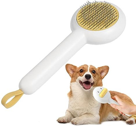 Fellpflegebürste für Katzen, Marienkäfer für Tierhaare | Rechen und Bürsten für Haustiere, Ladybug für kleine, mittlere und große Hunde und Katzen Bellv