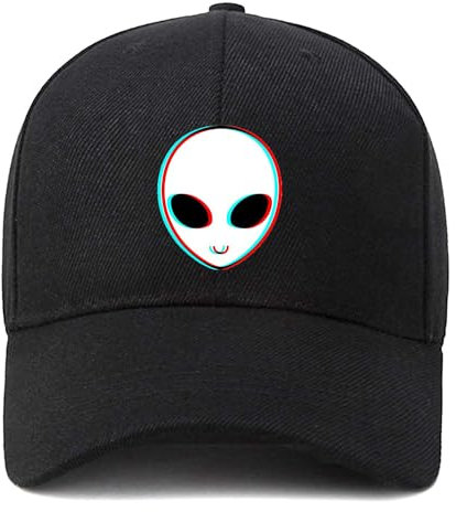 EDGMM Baseballkappe, Baumwolle, verstellbar, für Damen und Herren, UFO, Einheitsgr��e