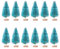 Kichvoe 12 STK Glasfaser-Mini-Weihnachtsbaum Kleiner Weihnachtsbaum für den Tisch Ornament künstlicher Weihnachtsbaum Mini-Weihnachtsbaum-Modell Weihnachtsfeier dekor eingesackt