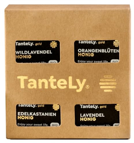 TanteLy Bio Gold Honig Geschenkset (4 Sorten á 40g)